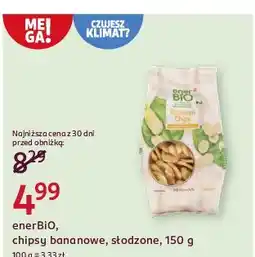 Rossmann Chipsy bananowe Enerbio oferta