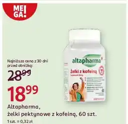 Rossmann Żelki z kofeiną Altapharma oferta