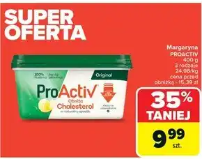 Carrefour ProActiv Original Tłuszcz roślinny do smarowania 400 g oferta