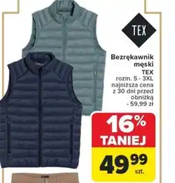 Carrefour Bezrękawnik męski TEX oferta