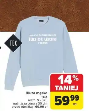 Carrefour Bluza męska TEX oferta