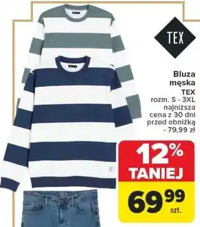 Carrefour Bluza męska TEX oferta