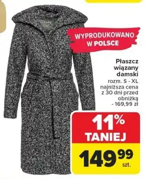 Carrefour Płaszcz damski oferta