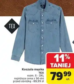 Carrefour Koszula męska TEX oferta