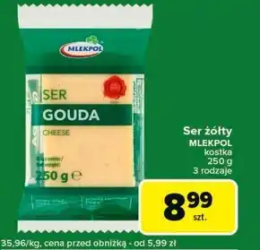 Carrefour Express Mlekpol Ser gouda 250 g oferta