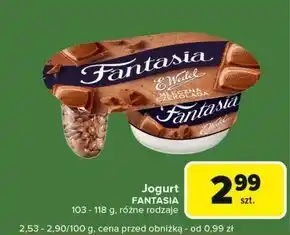 Carrefour Express Fantasia Jogurt kremowy mleczna czekolada 104 g oferta