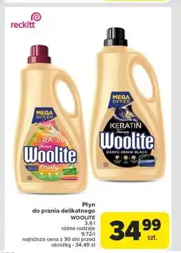 Carrefour Woolite Keratin Therapy Płyn do prania do kolorów 3,6 l (60 prań) oferta