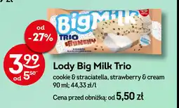 Żabka Lód trio crunchy Algida big milk oferta