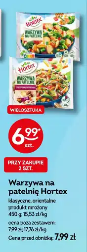 Żabka Warzywa na patelnię z przyprawą orientalną Hortex oferta