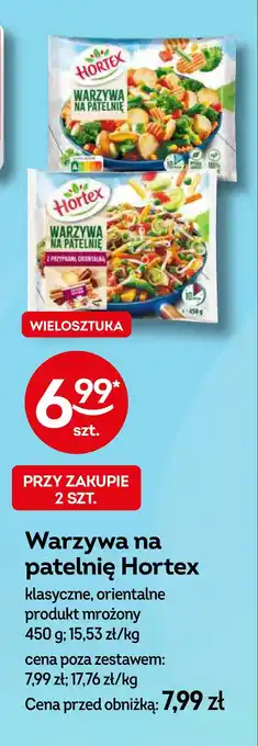 Żabka Warzywa na patelnię z przyprawą orientalną Hortex oferta