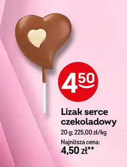 Żabka Lizak czekoladowy serce oferta