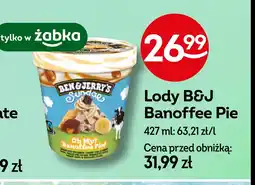 Żabka Lody oh my! banoffee pie! Ben & jerry's oferta