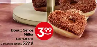 Żabka Donut serce Milka oferta