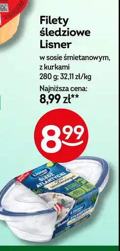 Żabka Filety śledziowe w sosie śmietanowym z kurkami Lisner oferta