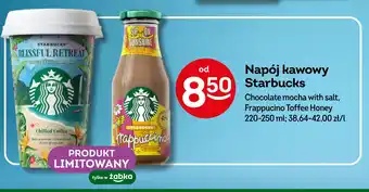 Żabka Napój chocolate mocha with salt Starbucks oferta