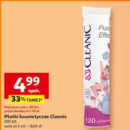 Auchan Płatki kosmetyczne Cleanic pure oferta