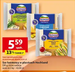 Auchan Ser topiony Hochland oferta