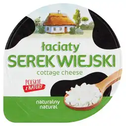 Auchan Łaciaty Serek wiejski naturalny 200 g oferta