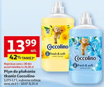 Auchan Płyn do płukania tkanin Coccolino oferta