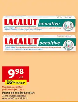 Auchan Pasta do zębów Lacalut oferta