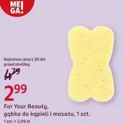 Rossmann For Your Beauty, gąbka do kąpieli i masażu oferta