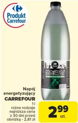 Carrefour Napój energetyzujący CARREFOUR oferta