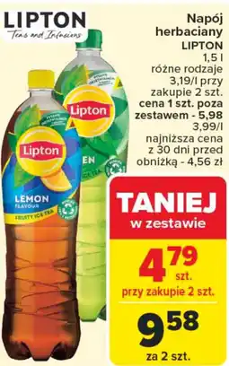 Carrefour Napój herbaciany LIPTON oferta