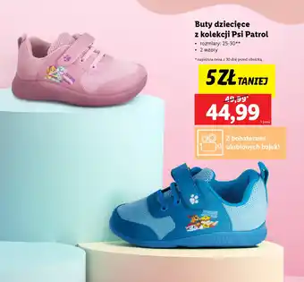 Lidl Buty dziecięce z kolekcji Psi Patrol oferta