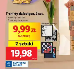 Lidl T-shirty dziecięce oferta