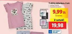 Lidl T-shirty dziecięce oferta