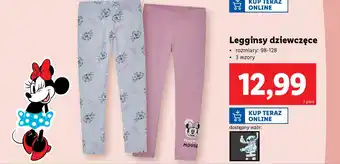 Lidl Legginsy dziewczęce oferta