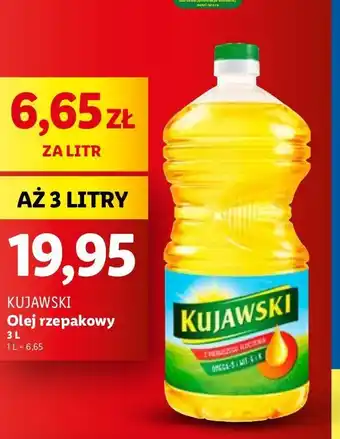 Lidl Olej rzepakowy Kujawski Kujawski kruszwica oferta