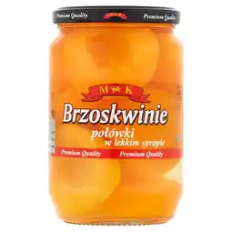 Dino MK Brzoskwinie połówki w lekkim syropie 680 g oferta