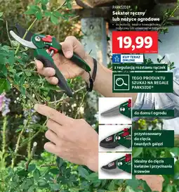 Lidl PARKSIDE Sekator ręczny lub nożyce ogrodowe oferta