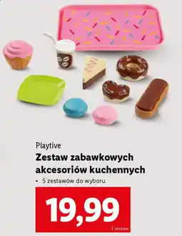 Lidl Playtive Zestaw zabawkowych akcesoriów kuchennych oferta