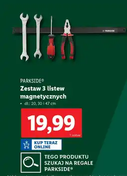 Lidl PARKSIDE Zestaw 3 listew magnetycznych oferta