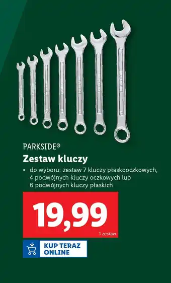 Lidl PARKSIDE Zestaw kluczy oferta