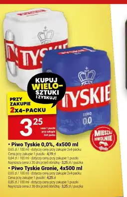Twój Market Piwo Tyskie 0,0% / Piwo Tyskie Gronie oferta