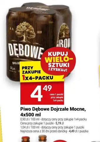 Twój Market Piwo Dębowe Dojrzałe Mocne oferta