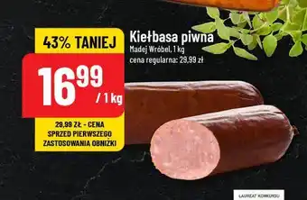 Polomarket Kiełbasa piwna Madej & wróbel oferta