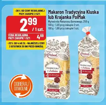 Polomarket Makaron krajanka Polmak oferta