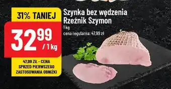 Polomarket Szynka bez wędzenia Rzeźnik szymon poleca oferta