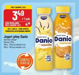 Polomarket Jogurt pitny ciasteczko Danone danio oferta