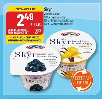 Polomarket Jogurt typu islandzkiego waniliowy Piątnica skyr oferta