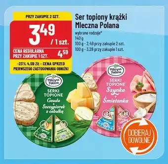 Polomarket Ser topiony szynka + śmietanka Mleczna polana oferta