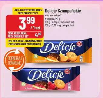 Polomarket Ciastka z galaretką malinową Delicje szampańskie oferta