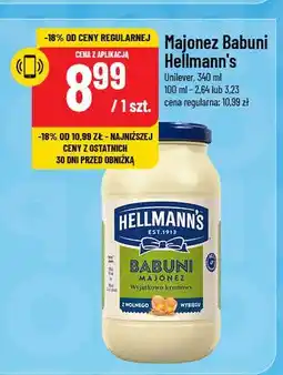 Polomarket Majonez babuni Hellmann's oferta