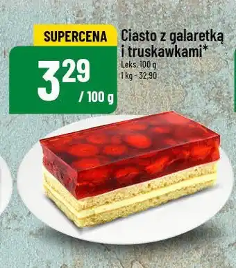 Polomarket Ciasto z galaretką i truskawkami Leks oferta