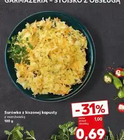 Kaufland Surówka z kiszonej kapusty oferta