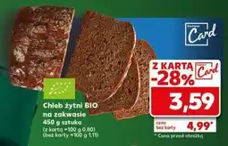 Kaufland Chleb żytni bio oferta